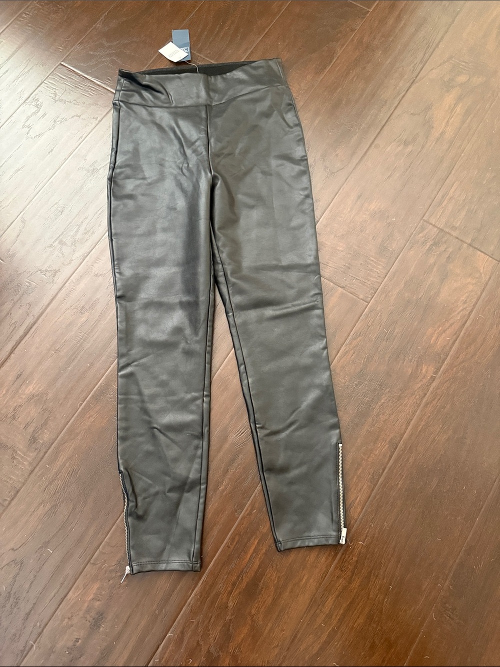 Abercrombie & Fitch Black Faux Leather Leggings